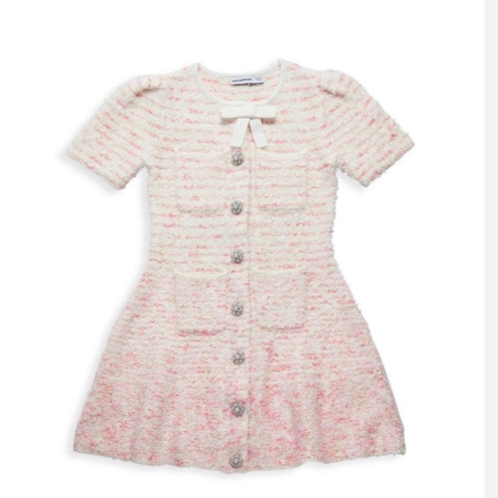 Self portrait girls ombré knit dress size 4T